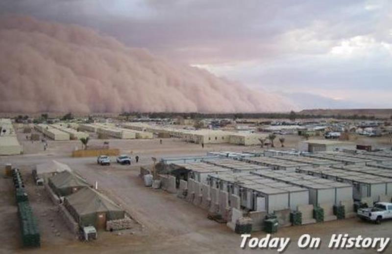 甘肅、內(nèi)蒙古、寧夏發(fā)生特大黑風暴造成85人死亡