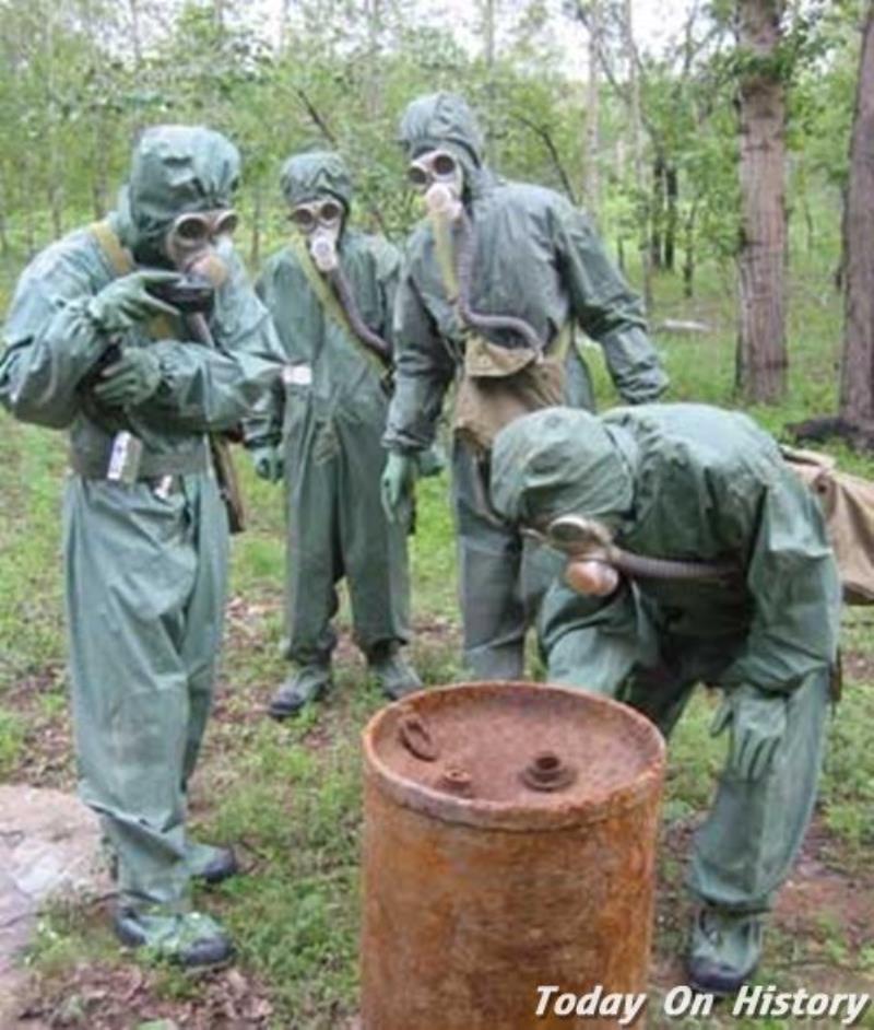 黑龍江發(fā)生侵華日軍遺棄化學(xué)毒劑中毒事件