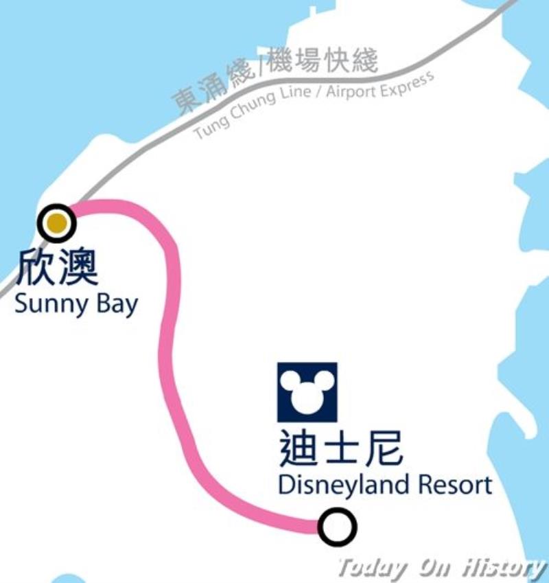 香港地鐵迪士尼線正式通車