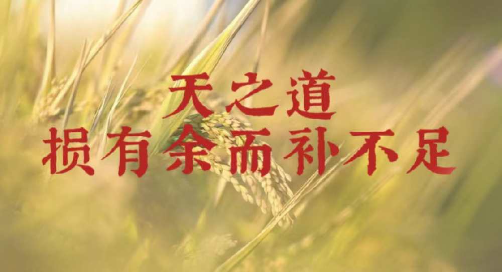 《道德經(jīng)》“天之道，損有余而補(bǔ)不足”，這句話是什么意思?