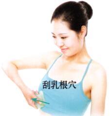 乳房保健刮痧